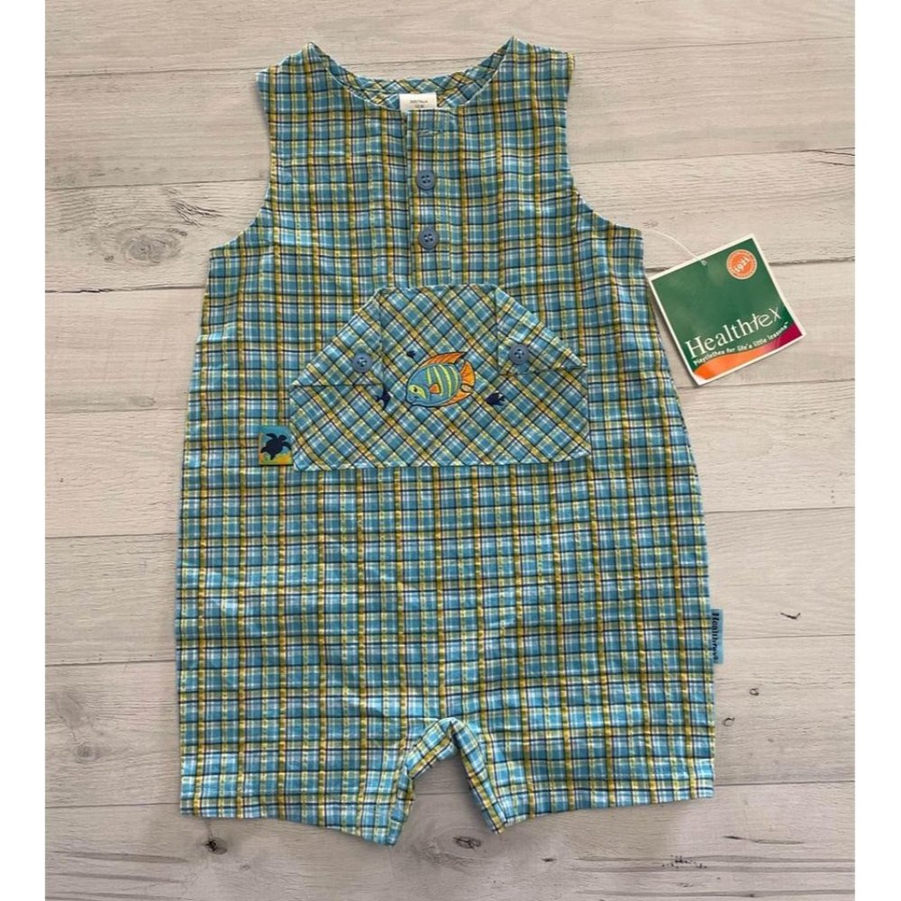 vintage healthtex fish romper 12 months